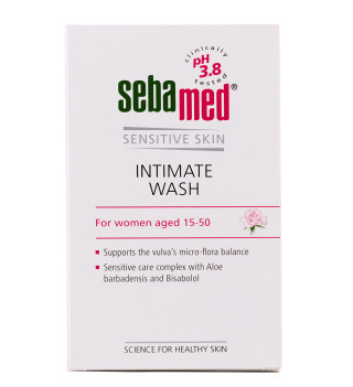 ژل بهداشتی بانوان مدل Intimate Wash برای سنین 50 تا 15 سال حجم 200میل سبامد