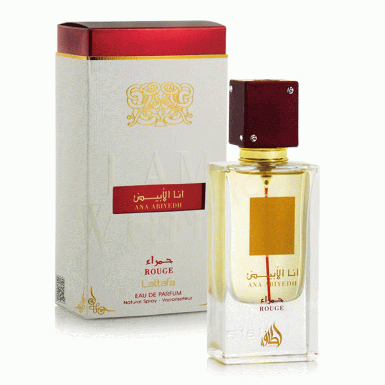 عطر ادکلن عربی انا الابیض حمراء روج لطافه حجم ۶۰ میل