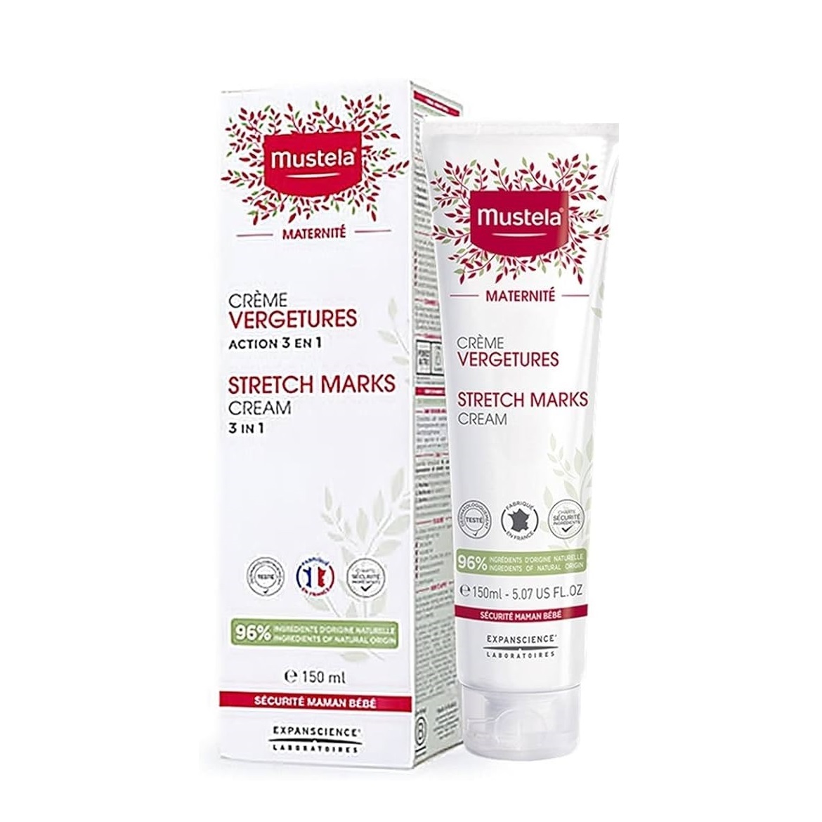 کرم ضد ترک بارداری موستلا 3 در 1 اصل فرانسه Mustela Stretch Marks Cream  3 in 1 با ضمانت اصالت