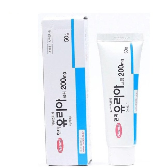 کرم درمانی رفع خشکی شدید دست و پا اوره هانمی وزن ۵۰ گرم