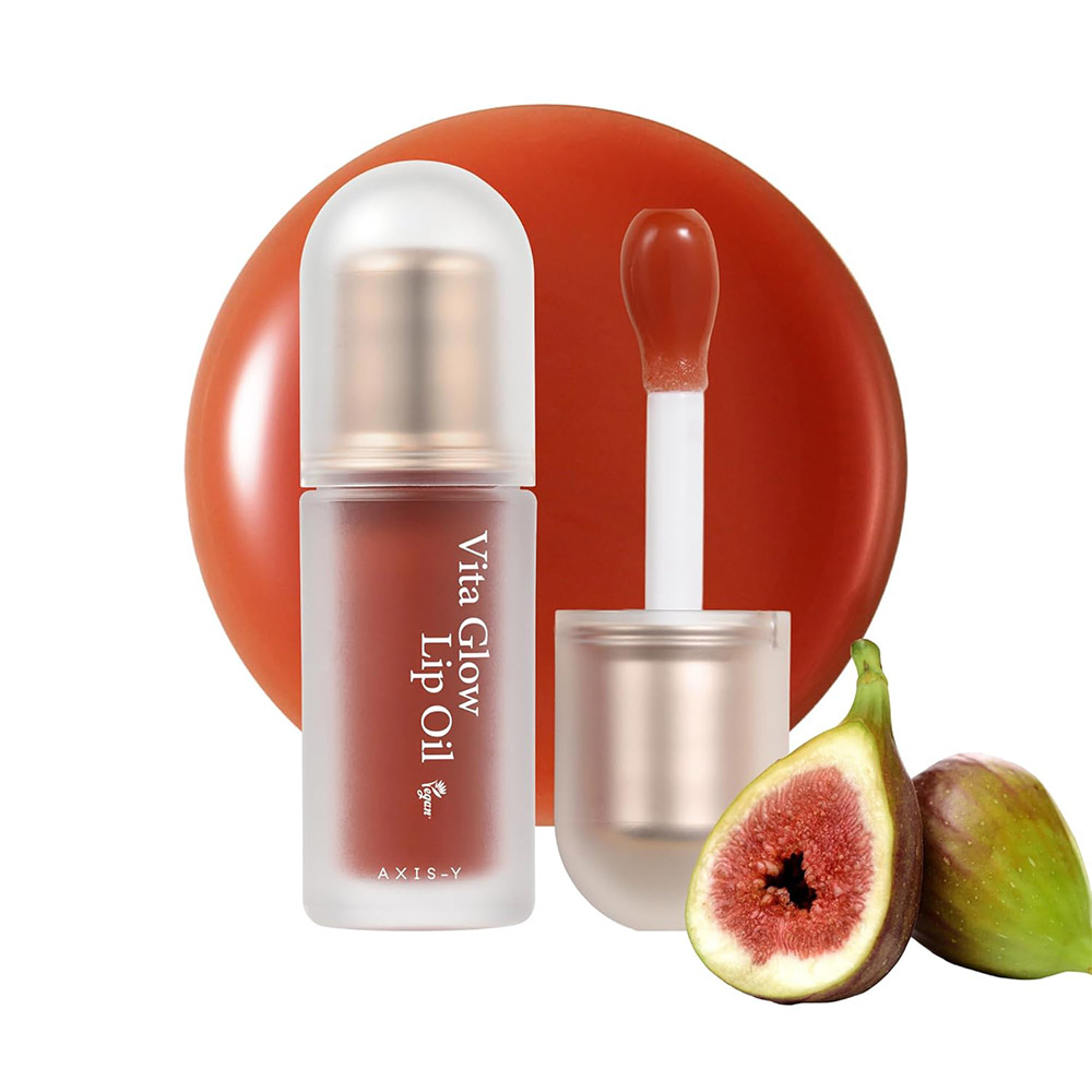 روغن لب براق ویتا گلو Vita Glow Lip Oil cozy fig