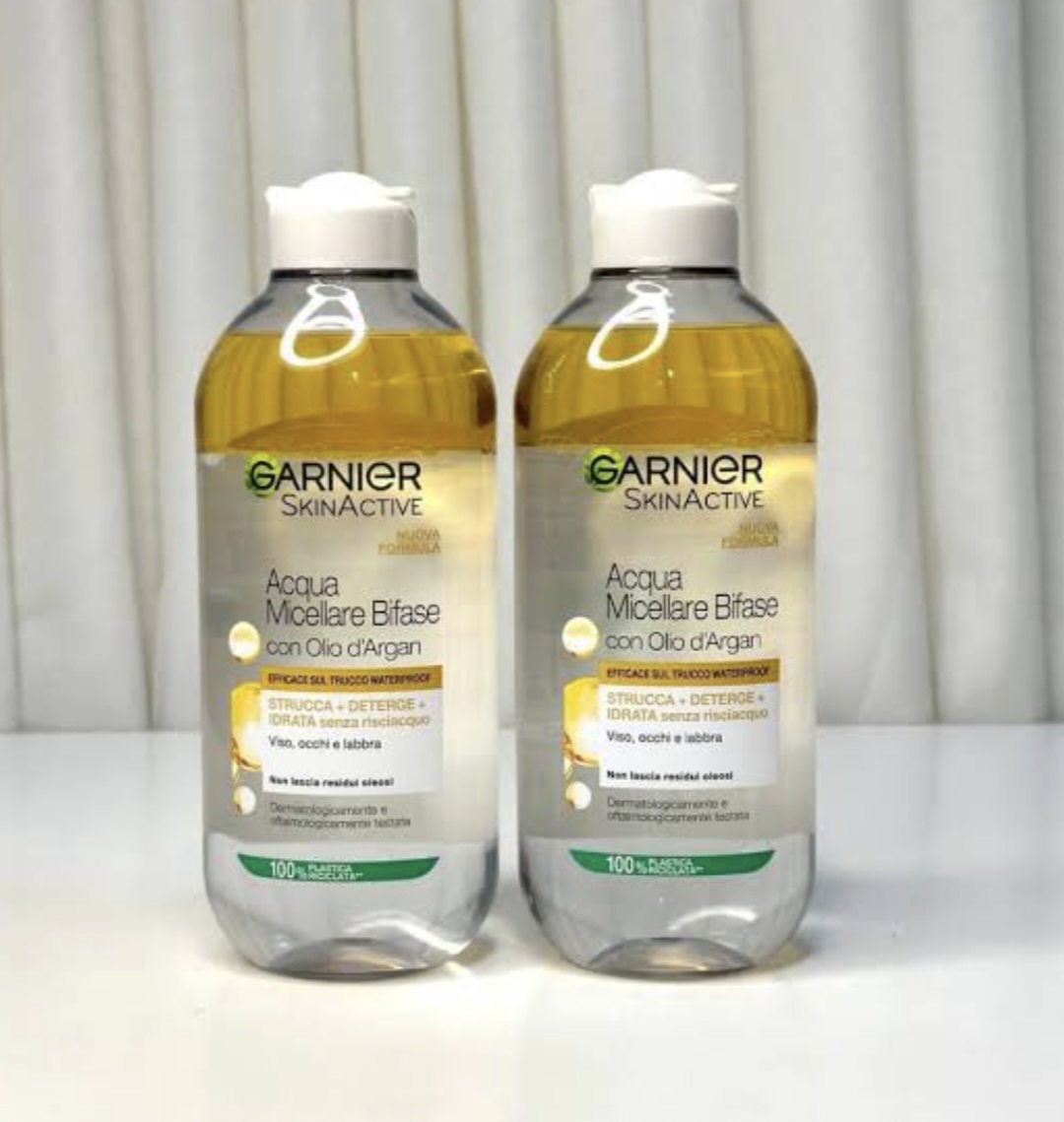 میسلار واتر حاوی روغن آرگان دو فاز با حجم 400 میلی‌لیتر