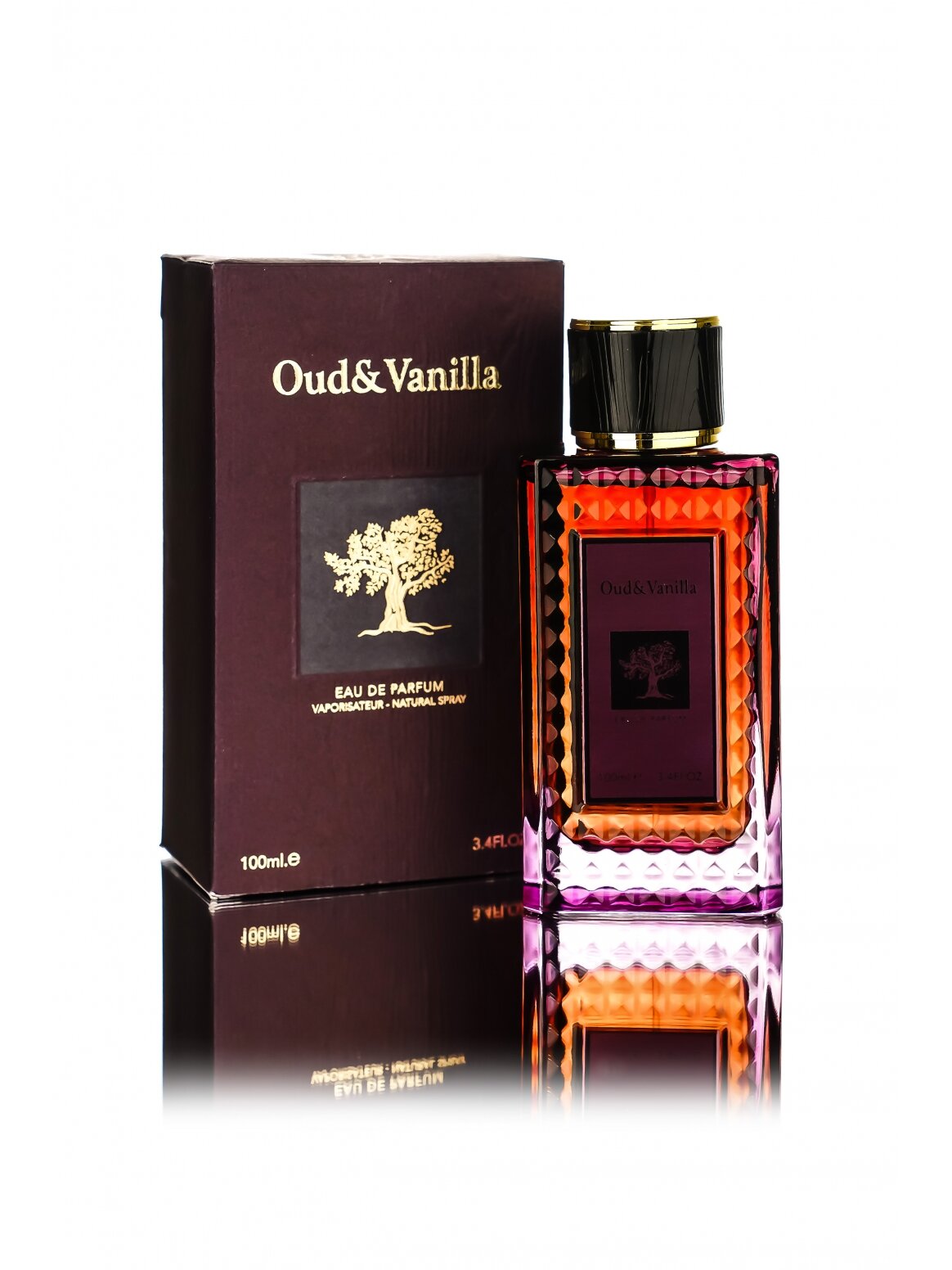 ادکلن اماراتی فراگرنس ورد عود اند وانیل Fragrance World OUD VANILLA حجم 100 میل