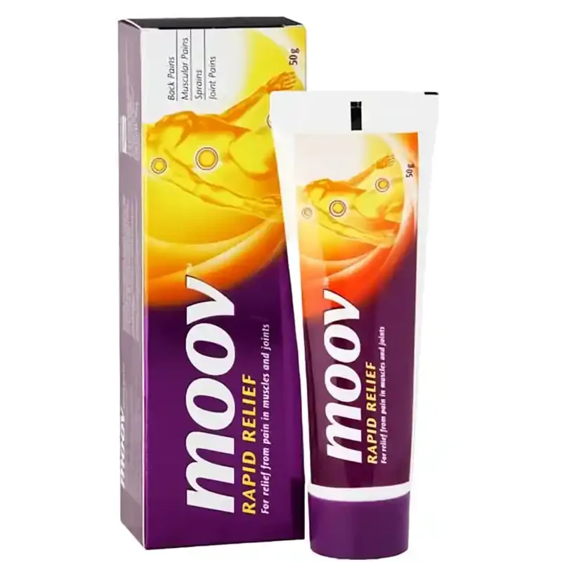 پماد تسکین درد فوری MOOV حجم ۵۰ گرم محصول هند