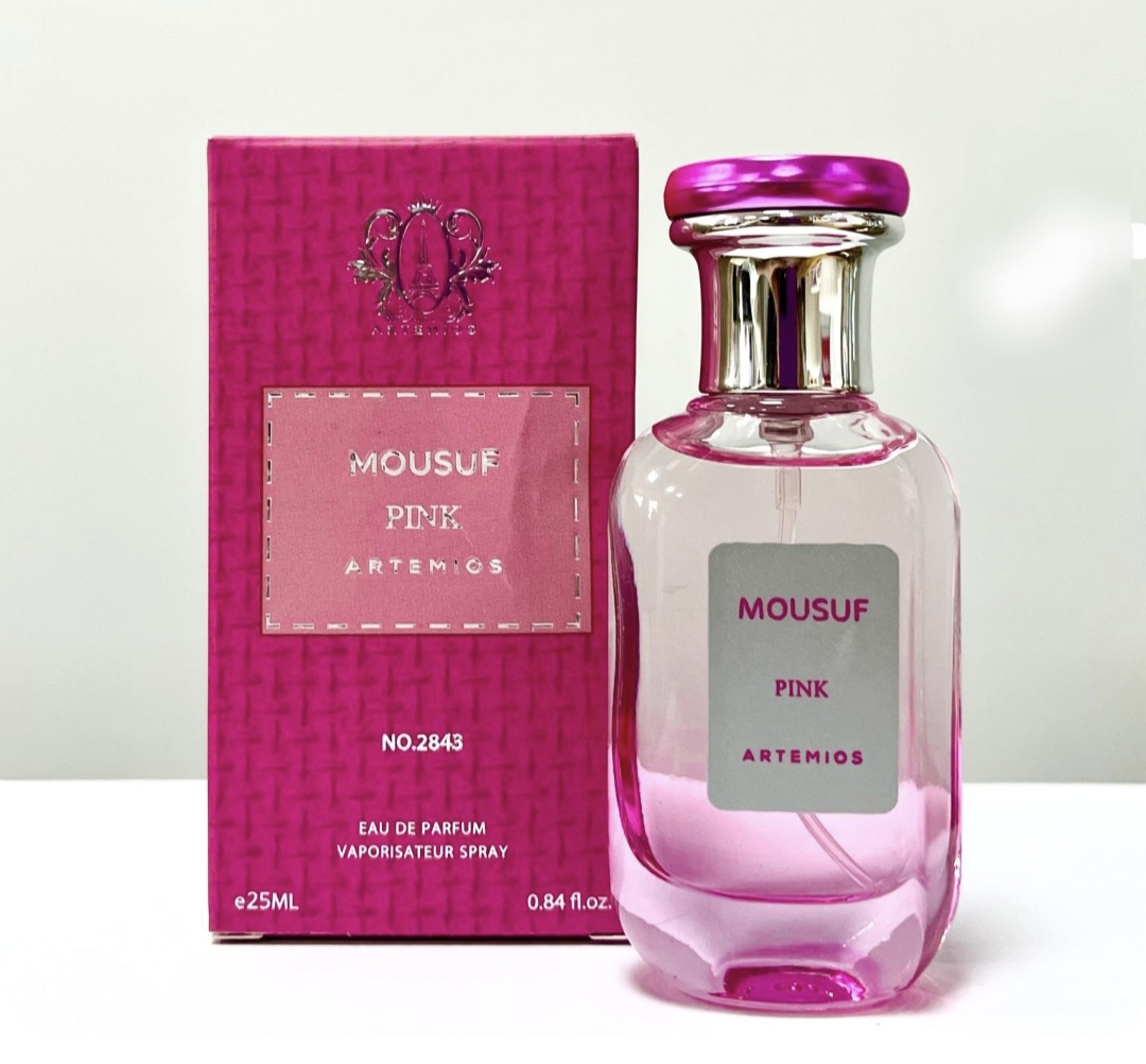 عطر ادکلن آرتمیس موصوف صورتی | Mousuf Pink فرانسوی حجم ۲۵ میل