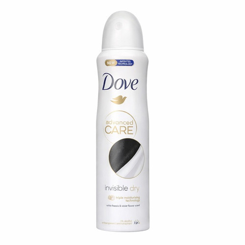 اسپری دئودورانت زنانه Invisible dry داو ۲۵۰ میل