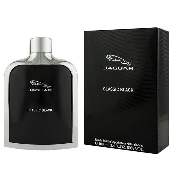 عطر ادکلن جگوار کلاسیک بلک (جگوار مشکی) حجم ۱۰۰ میل