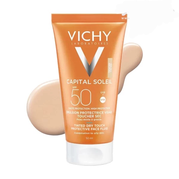 فلوئید ضد آفتاب Dry Touch  ویشی سری Capital Soleil ویشی