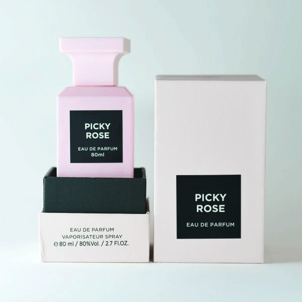 عطر ادکلن زنانه پیکی رز فراگرنس ورد 80 میل رایحه تام فورد رز پریک