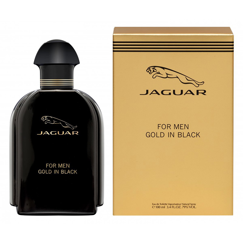 عطر جگوار گلد این بلک مردانه Jaguar Gold In Black حجم ۱۰۰ میل