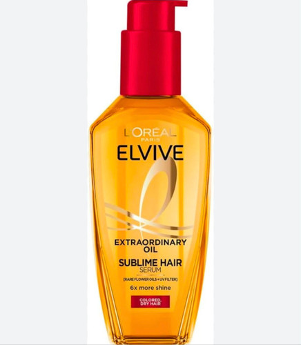 روغن مو اکسترا اوردینری Extraordinary لورال Elvive مناسب موی رنگ شده حجم 100 میل