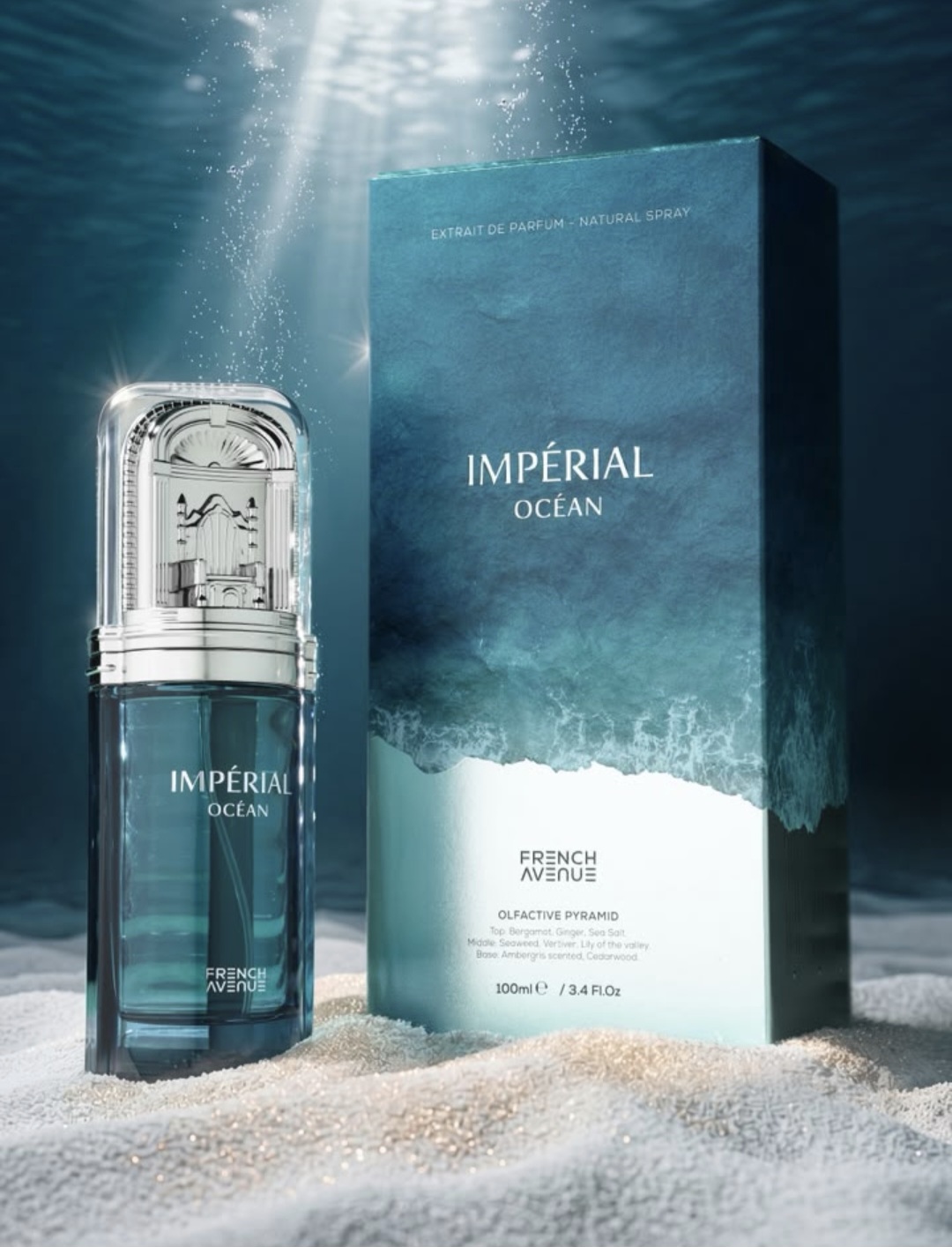 عطر ادکلن فرنچ اونیو امپریال اوشن حجم 100 میل