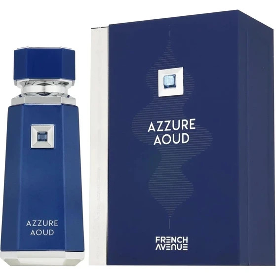 عطر ادکلن فرنچ اونیو مدل آزور عود مشابه رایحه میسون کریویلی عود ماراکوجا حجم ۱۰۰ میل