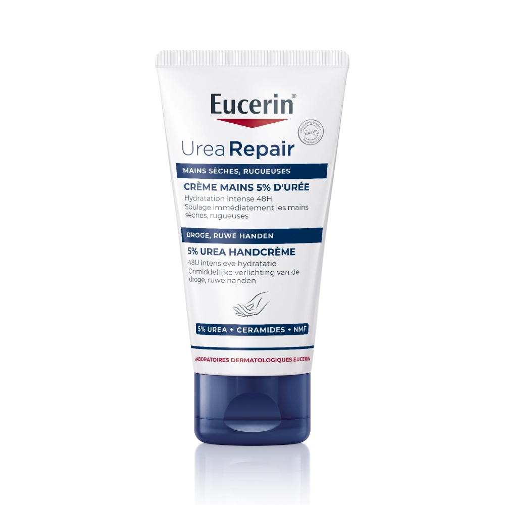 کرم دست ترمیم کننده و آبرسان اوره اوسرین Eucerin حجم 75 میل