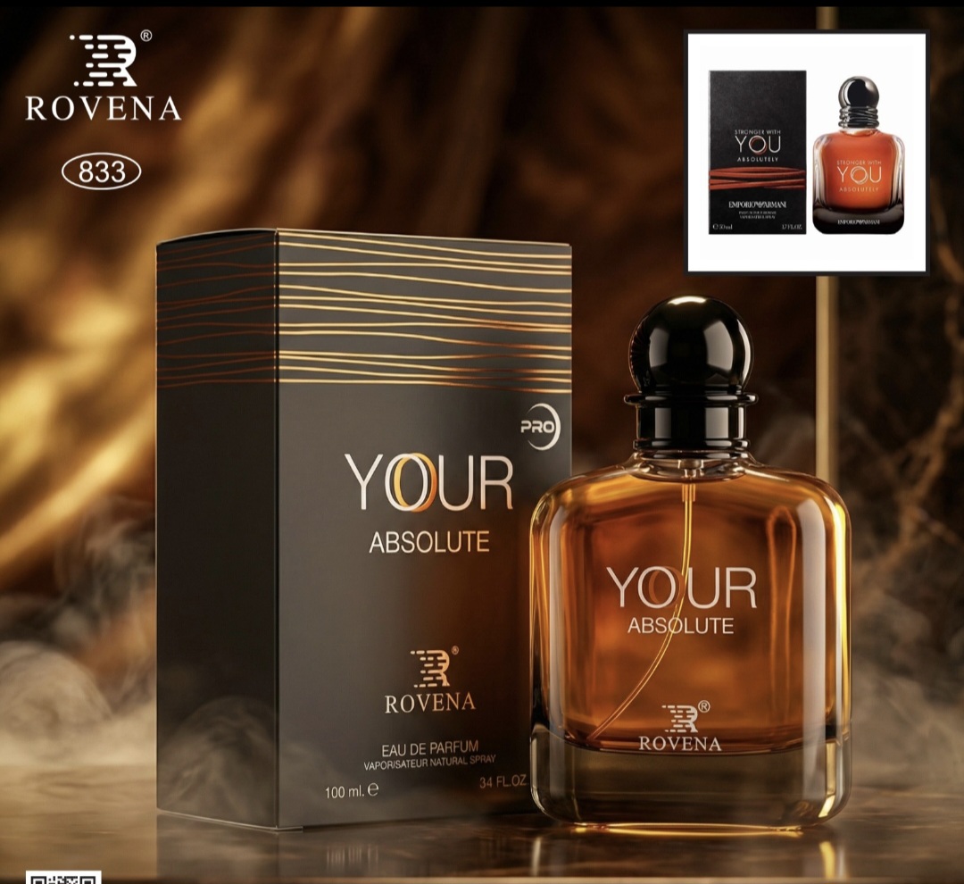 عطر ادکلن یور ابسولوت روونا YOUR ABSOLUTE حجم ۱۰۰ میل مشابه استرانگر ویت یو ابسولوتلی